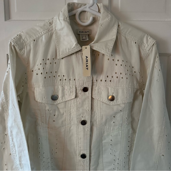 ARIAT Love it Jacket Cloud Dancer Size XS NWT - Picture 7 of 11